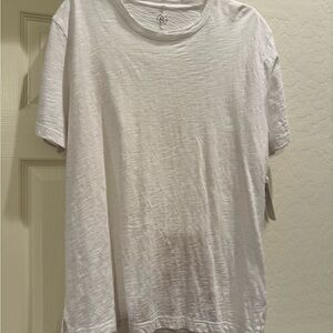 NWT TREASURE & BOND Lived In Slub Jersey Crewneck T-Shirt White Men’s Large